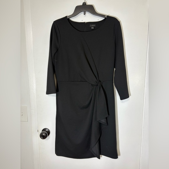 Ann Taylor Dresses & Skirts - Ann Taylor Factory Side Twist Elegant Party Business Casual Black Dress Sz 8